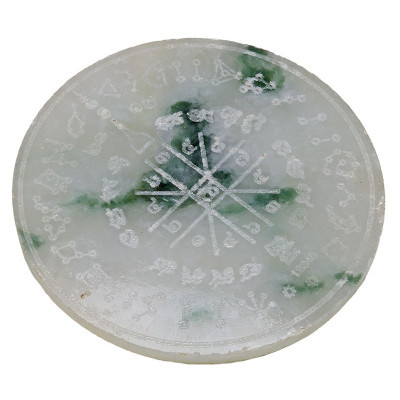 玉编号:455,泽度金,拉胡,ChanNaMan,佛历2547 Ajahn KoPhong,Luang Nui,