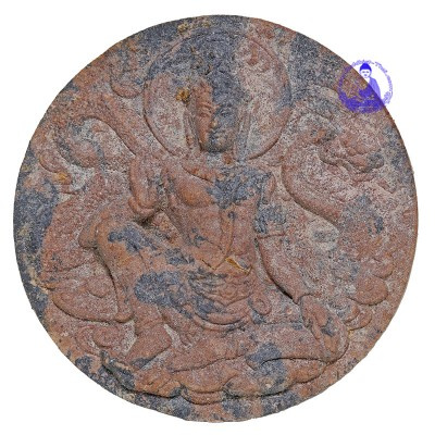 108高僧加持，泽度金头帮哥锡铁Luang Nui，佛历2549，圣粉草药5 cm