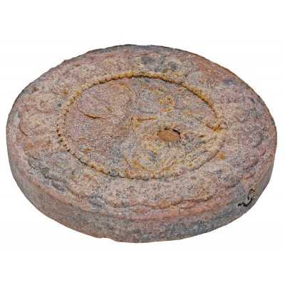 108高僧加持，泽度金头帮哥锡铁Luang Nui，佛历2549，圣粉草药5 cm