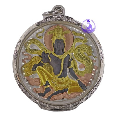 108高僧加持，18K镀金理﻿事版编号:177，泽度金头帮哥锡铁Luang Nui，佛历2549，银外壳