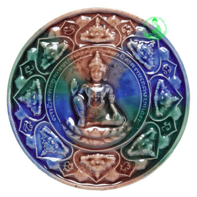 LekMueng,佛历2550,泽度金和必打潘帕刚,彩色瓷 5 cm