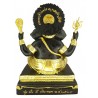 LP Key 2550 Phra PiKaNet Gold Pasted Statue Height 16cm Wat SiLamYong