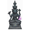 Made 88 S/n:18 LP ThongDam 9 Face Phra Lersi Statue 2562 Wat Tham KaPian Thong, 5 inches Lap