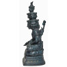 Made 88 S/n:18 LP ThongDam 9 Face Phra Lersi Statue 2562 Wat Tham KaPian Thong, 5 inches Lap