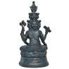 Made 88 S/n:18 LP ThongDam 9 Face Phra Lersi Statue 2562 Wat Tham KaPian Thong, 5 inches Lap