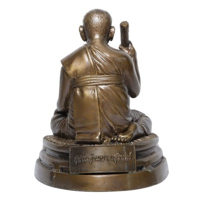 Made 500 pcs 4" Lap LP Hong Statue 3 Days Chanting Ceremony B.E 2553