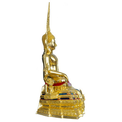 特别版本,编号:879,金納叻佛祖 9寸金身,佛历2563SaoHa,金箔粘贴,高56cm