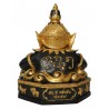 编号: 719 Phra 啦胡金身贴金,佛历2559,高 17cm LP Eaum, SamaNak Sorng TaLingChan