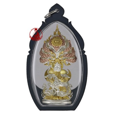 4K S/n:681 Phra Kring NakProk Version 2563 Wat NakProk Committee set Made 999 pcs Gold Plated Buddha