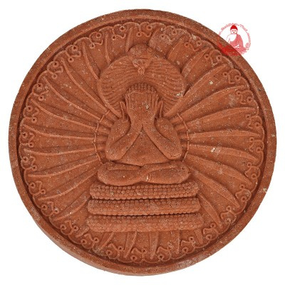 Mass Chanted 7 Times Ajahn KhunPan Phra Pidta 2546 Red Powder 5cm