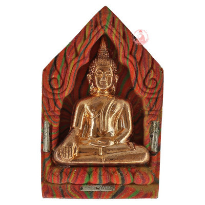 Ajahn KhunPan,Wat KhaoOr 2545,Copper Mask,Silver Takrut,Phra KhunPaen,Rainbow Powder