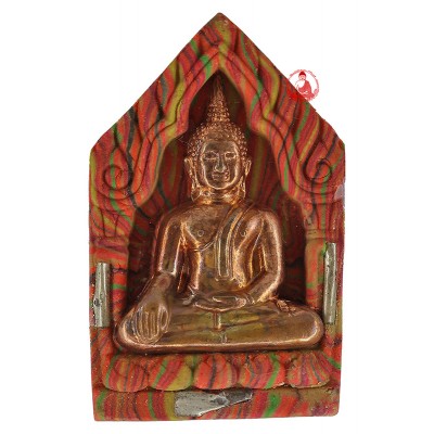 Ajahn KhunPan,Wat KhaoOr 2545,Copper Mask,Silver Takrut,Phra KhunPaen,Rainbow Powder