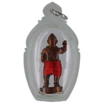 龙婆D,佛历2561,古曼童小金身,Wat Phra PhuTko PhaWana,铜3.2cm