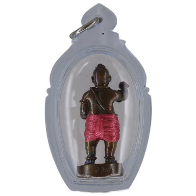 龙婆D,佛历2561,古曼童小金身,Wat Phra PhuTko PhaWana,铜3.2cm