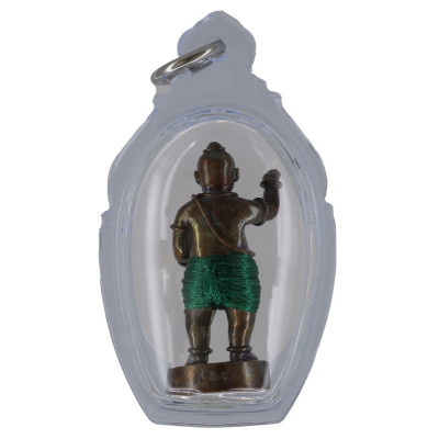 龙婆D,佛历2561,古曼童小金身,Wat Phra PhuTko PhaWana,铜3.2cm