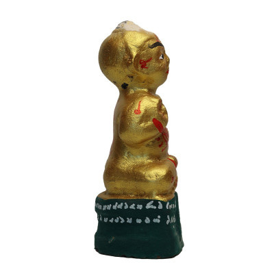 KuManThong 6 Inches Statue 2558 LP Yam Wat Sam Ngam Blessed Handwritten Talisman