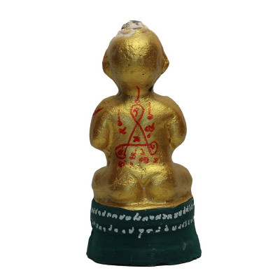 KuManThong 6 Inches Statue 2558 LP Yam Wat Sam Ngam Blessed Handwritten Talisman
