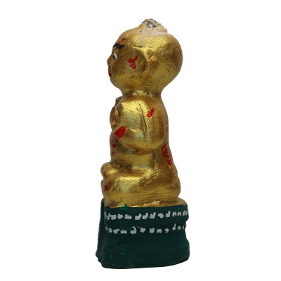 KuManThong 6 Inches Statue 2558 LP Yam Wat Sam Ngam Blessed Handwritten Talisman
