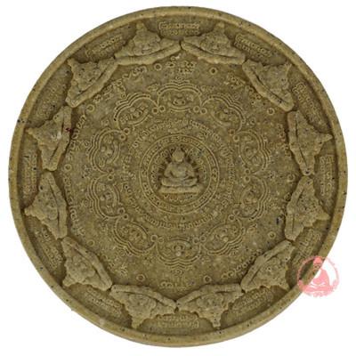 Ajahn KhunPan 2547 Phra Udomchoke & RaHu, Jatukam Buddha Version 5cm White