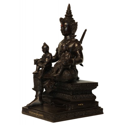 LP Key 2556 Phra KhunPean, KuManThong, KuManNee, Statue 28cm