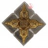 12高僧加持，做359尊，理﻿事版银金面编号:182阿赞刁佛历2556，四面佛