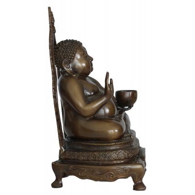 LP Hong 2555 Phra SangKaChai 5 Inches Lap Statue Wat Su San Tung Mon