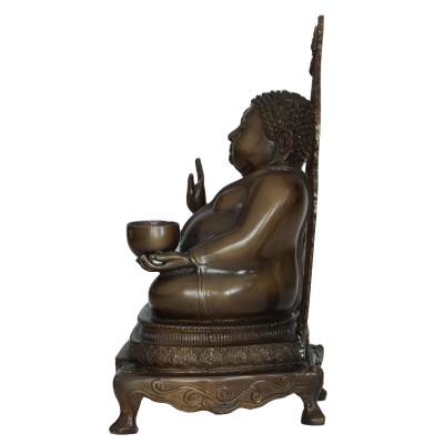 LP Hong 2555 Phra SangKaChai 5 Inches Lap Statue Wat Su San Tung Mon