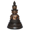 Made 599 S/n:216, LP ThongDam 9 Face Millionaire Buddha 2565 Wat Tham TaPian Thong, 5 inches Lap