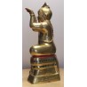 LP Yam 2558 KuManThong Statue Wat Sam Ngam, Handwritten Talisman