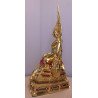 S/n: Phra Buddha ChinNaRat 5 Inches Lap Statue, Wat Yai 2564 Gold Leaf Pasted