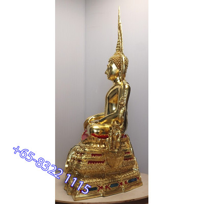 编号:1222 金納叻佛祖 9寸金身,佛历2562,金箔粘贴 Wat Yai,高56cm