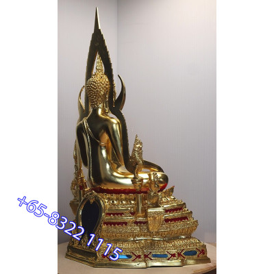 编号:1222 金納叻佛祖 9寸金身,佛历2562,金箔粘贴 Wat Yai,高56cm