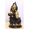 S/n:246 LP Kloy 2555 Phra Rahu Statue Gold Pasted, Takrut Wat PuKowThong