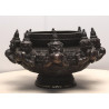 Ajahn KhunPan & LP Glun 2548 Phra Rahu Incense Burner Height 12cm Wat Khao Hor 5 inches