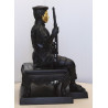 S/n:68 Extra Hand Written Talisman by Ajahn SuBin 2554 Phra KhunPean 5 Inches Lap Statue Height 25cm