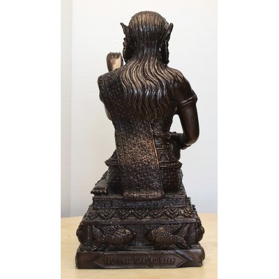 Mae NangKwak 3 Inches Lap Statue, Wat BangPhra 2559, Height 23cm