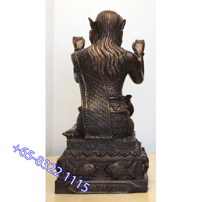 Wat BangPhra 2559 Mae NangKwak 3 Inches Lap Statue, Height 23cm