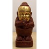 S/n:10 LP Goy 3rd Batch 2556 Gold Face KuManThong Statue Wat KowDinTai