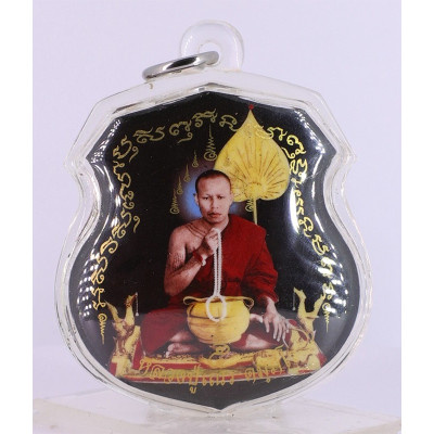 Made 999 LP Nen Locket with Talisman 2553 Wat Ban Kases Toong Setti