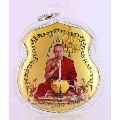 Made 227 LP Nen Locket with Talisman 2553 Wat Ban Kases Toong Setti