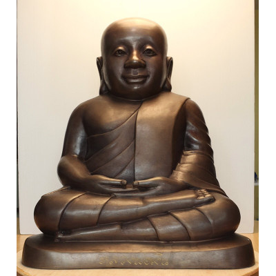 Made 499 S/n:46 LP Ngern Statue Height 41cm 2553 Wat Bang Klan