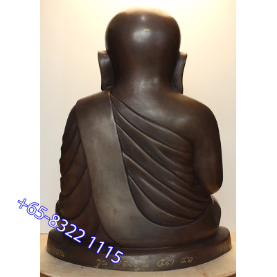 做499尊,编号:46 財佛 LP Ngern 金身高 41cm,佛历2553大法会 Wat BangKlan