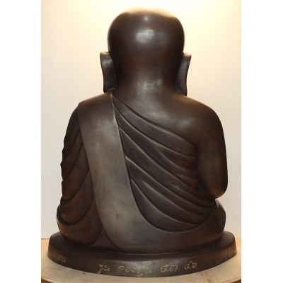 做499尊,编号:46 財佛 LP Ngern 金身高 41cm,佛历2553大法会 Wat BangKlan