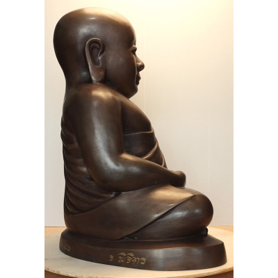 Made 499 S/n:46 LP Ngern Statue Height 41cm 2553 Wat Bang Klan