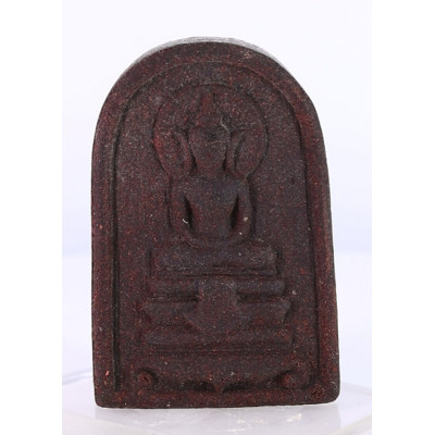 18 Famous Monks Chanted, 2559 Ajahn KlangSeng Phra Somdej, Herbs 4.5cm, 3 Takrut
