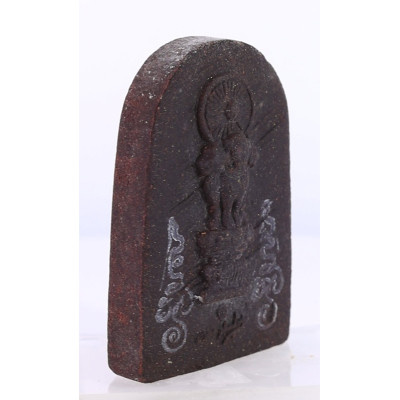 18 Famous Monks Chanted, 2559 Ajahn KlangSeng Phra Somdej, Herbs 4.5cm, 3 Takrut