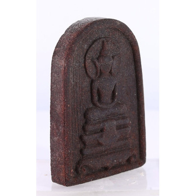 18 Famous Monks Chanted, 2559 Ajahn KlangSeng Phra Somdej, Herbs 4.5cm, 3 Takrut