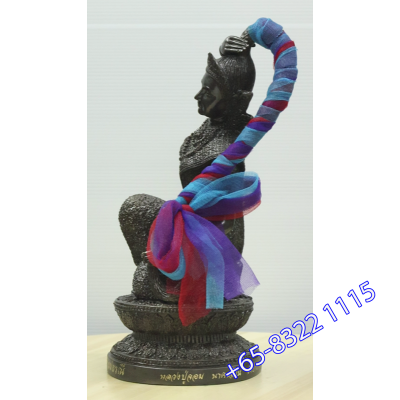 LP Chom 2551 MaeTorRaNee Statue 24.5cm Wat PaBanDonDu S/n:801