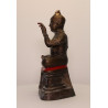 LP Yam 2536 KuManThong Statue Wat SamNgam, Bones, Handwritten Talisman