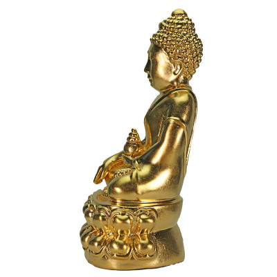 贴金药师佛3寸腿金身，168周年大法会，佛历2567 Wat Suthat 做268